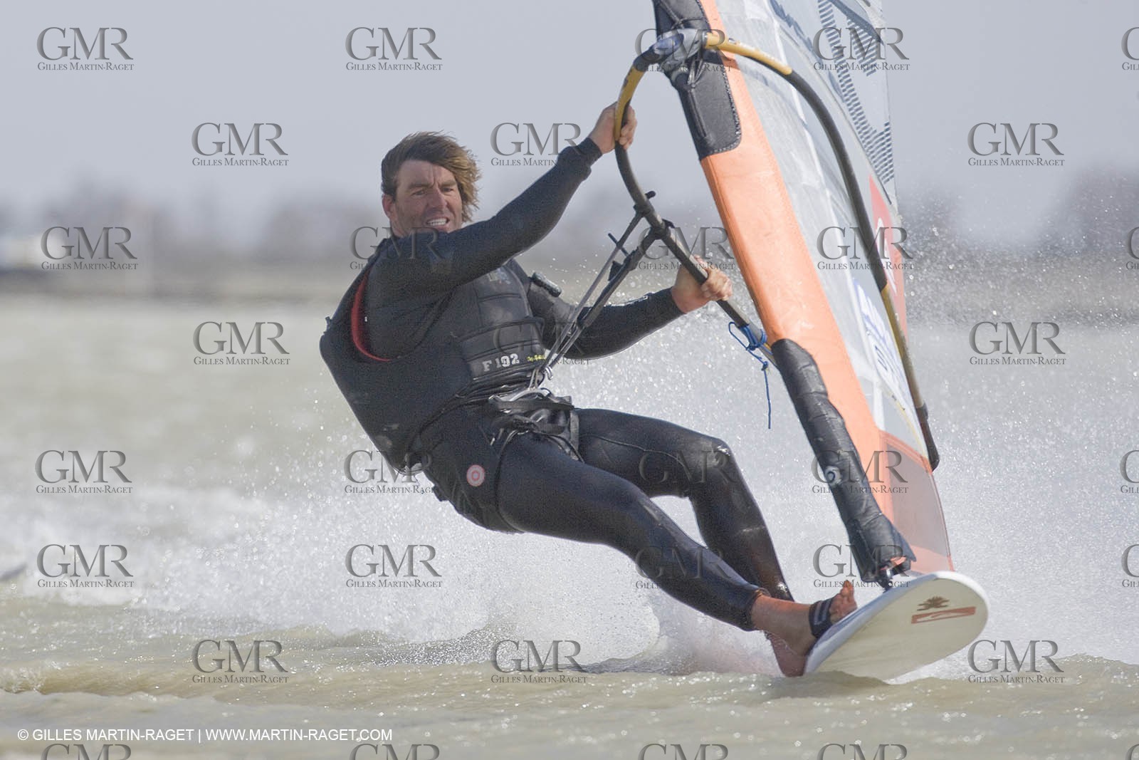 04 03 2008 - Les Saintes Maries de la Mer (FRA, 13) Master of Speed 2008 - Antoine Albeau run at 49,09 knts, new overall world record