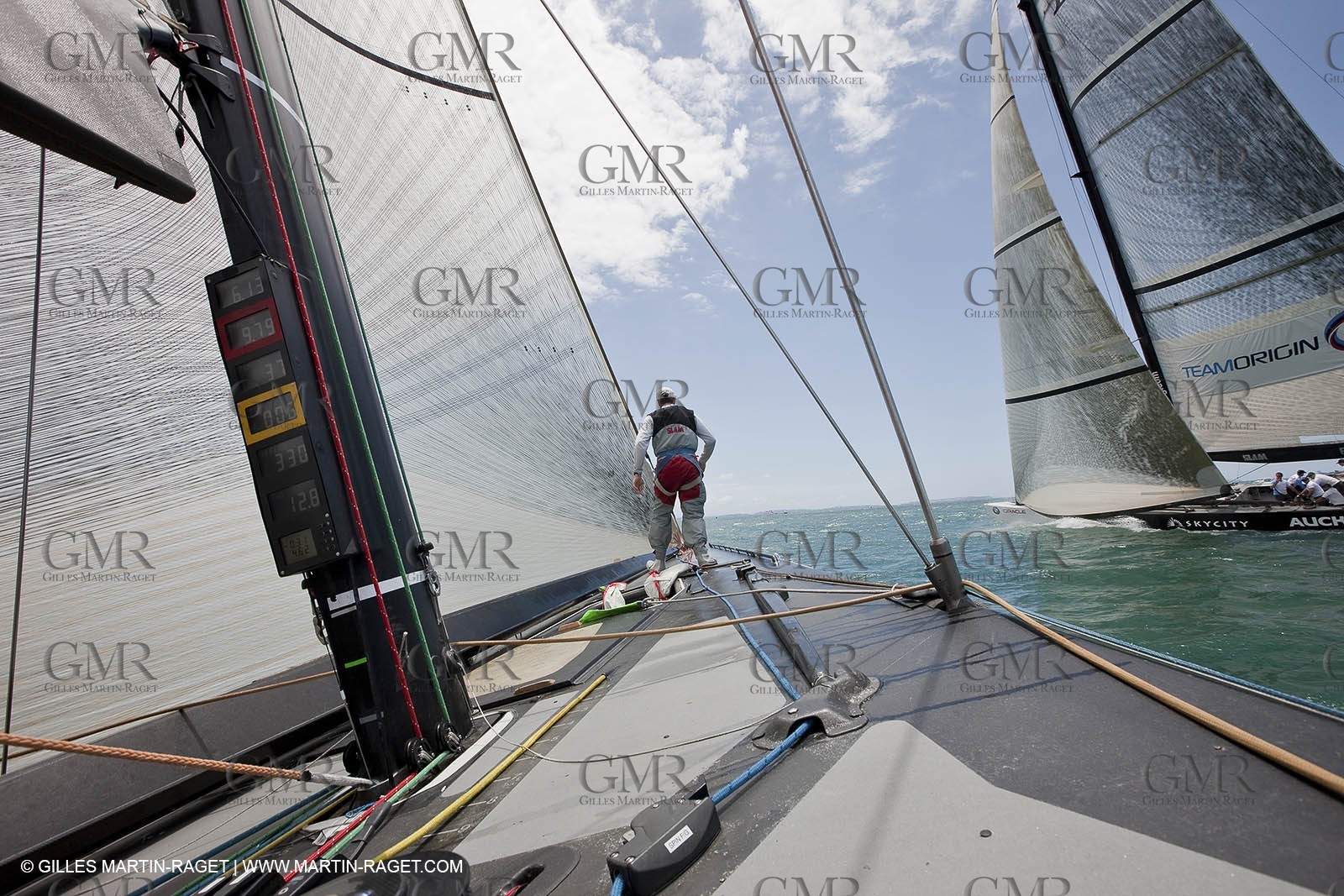29 01 2009 - Auckland (NZL) -  Louis Vuitton Pacific Series - BMW ORACLE Racing - Training