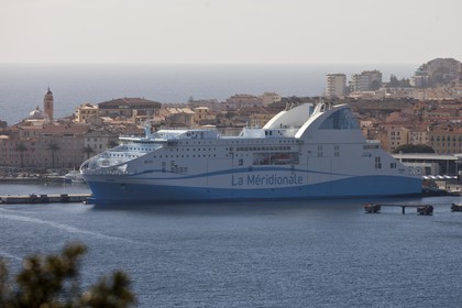 16 02 2012 - Ajaccio (FRA, Corse) -  La Méridionale shipping company- Piana at Ajaccio