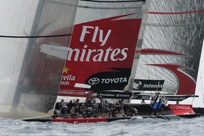 27 06 2007-Valencia (Spain)- 32nd America's Cup - Final Match - Day 4 - Alinghi vs Emirates Team New Zealand