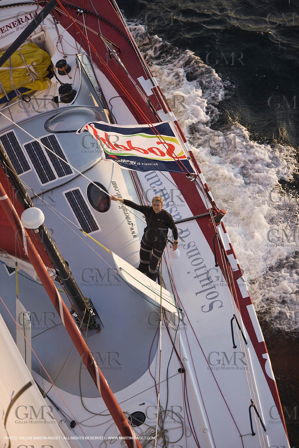27 09 2008 - Lorient (FRA, 56) - Generali - Yann Eliès - Vendée Globe 2008 Training