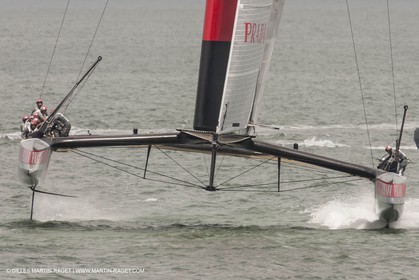 20 07 2013 - San Francisco (USA,CA) - 34th America's Cup - Louis Vuitton Cup - Round Robin - Luna Rossa vs Artemis Racing (DNS)