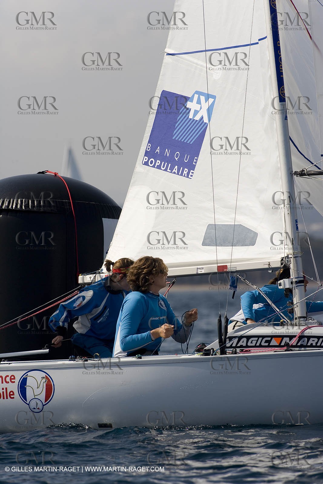 25 04 2007 - 2007 Semaine Olympique Française - Hyères (South of France) - Day 4 - Team France - Yingling - Leberre-Gerecht-Ponsar