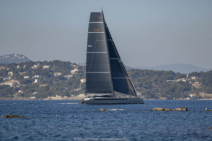 16 02 2019, Porquerolles (FRA,83), Gunboat 68 sail testing  3