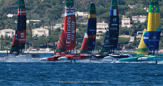 10 09 2025, Saint-Tropez,(FRA), Rockwool SailGP France Saint-Tropez, Race Day 1