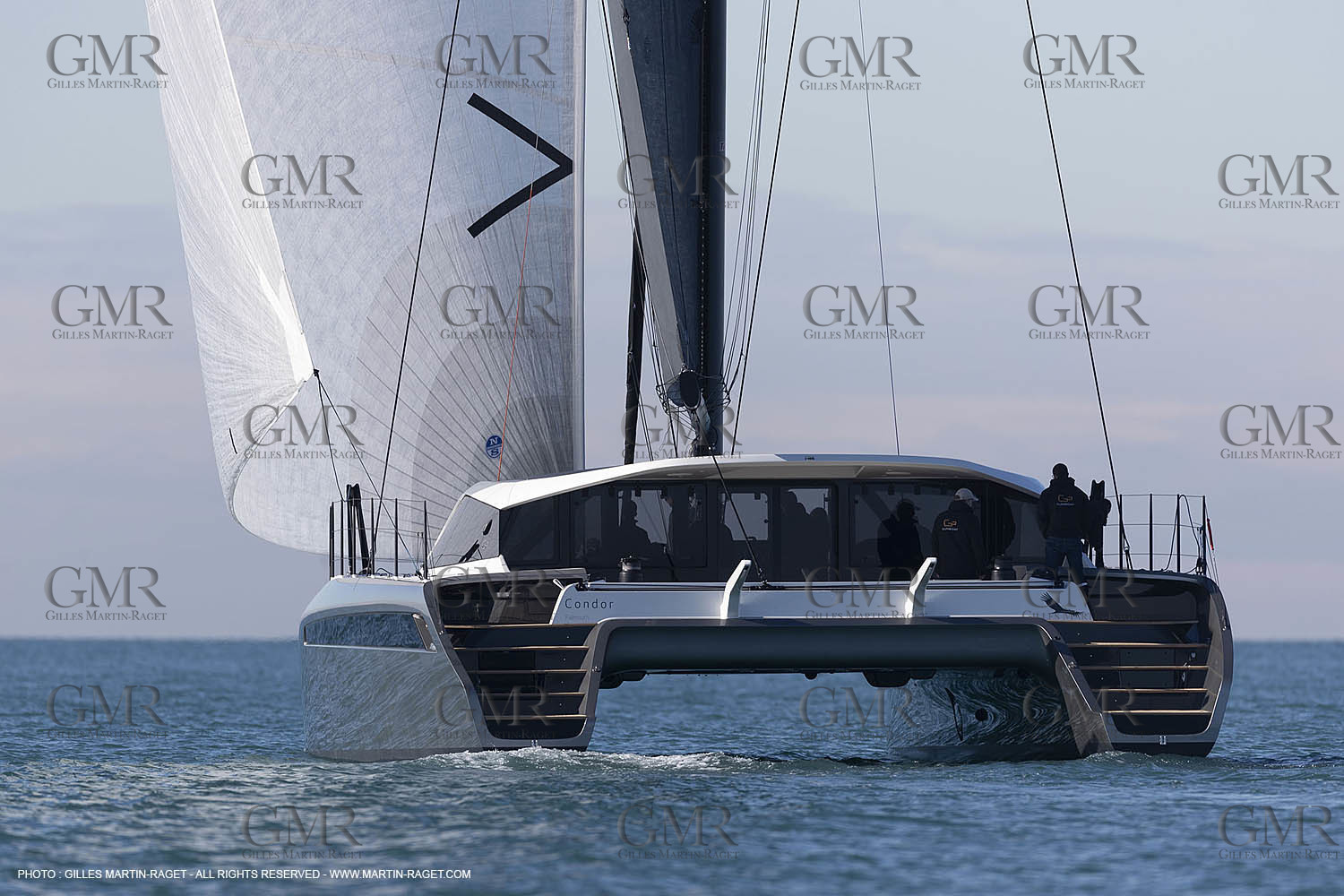 05 02 2019, La Grande Motte (FRA,34), Gunboat 68 sail testing  2