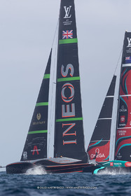 13 10 2024, Barcelona (ESP), Louis Vuitton 37th America's Cup, Final Match, Race Day 2, race 3