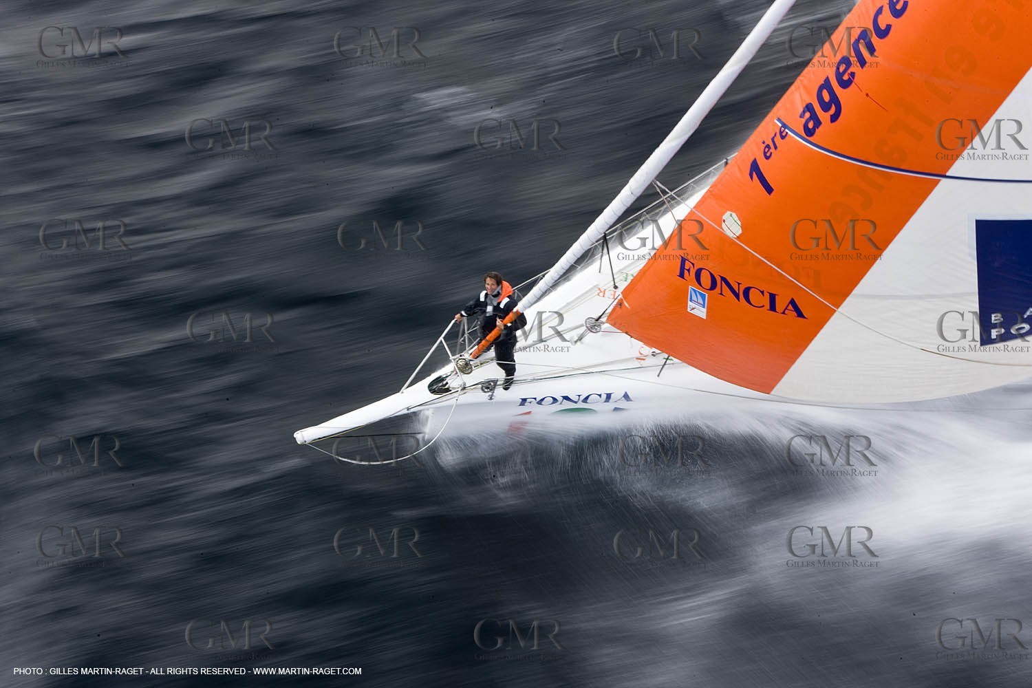 02 10 2008 - Lorient (FRA,56) - Vendée Globe 2008 - Foncia - Michel Desjoyeaux