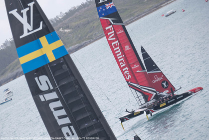 10 06 2017 - Bermuda (BDA) - 35th America's Cup Bermuda 2017 - Louis Vuitton America's Cup Challenger Playoffs final, Day 1