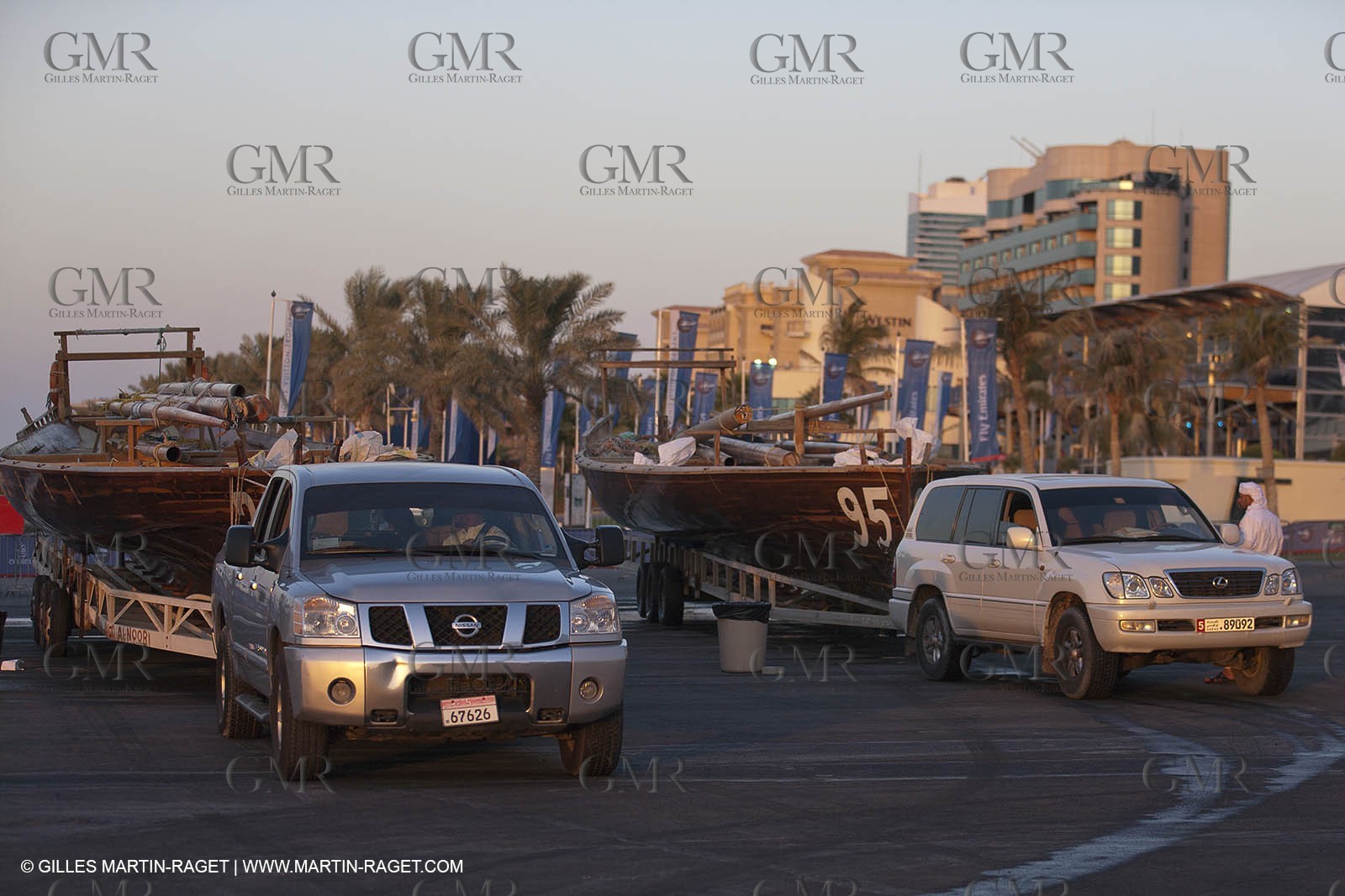 20 11 2010 - Dubai (UAE) - Dubai Louis Vuitton Trophy - Traditionnal dhow races for competing teams