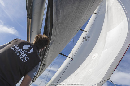 03 10 2022, Saint-Tropez (FRA,83), Voiles de Saint-Tropez 2022,  entraînement des maxis, A bord de Sipirit of Malouen X