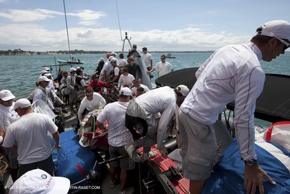 29 01 2009 - Auckland (NZL) -  Louis Vuitton Pacific Series - BMW ORACLE Racing - Training