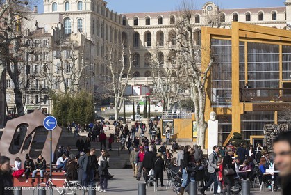 02 02 2013 Marseille (FRA,13) - Opening of the shadehouse and renovated historical Vieux Port