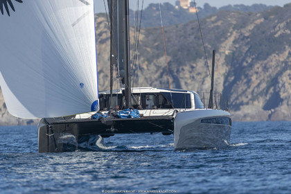 16 02 2019, Porquerolles (FRA,83), Gunboat 68 sail testing  3