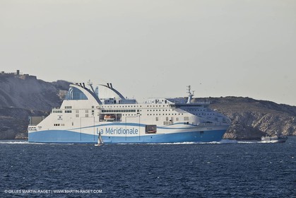 14 01 2012 - Marseille (FRA,13) - La Meridionale shipping company - the Piana off Marseille and the Calanques
