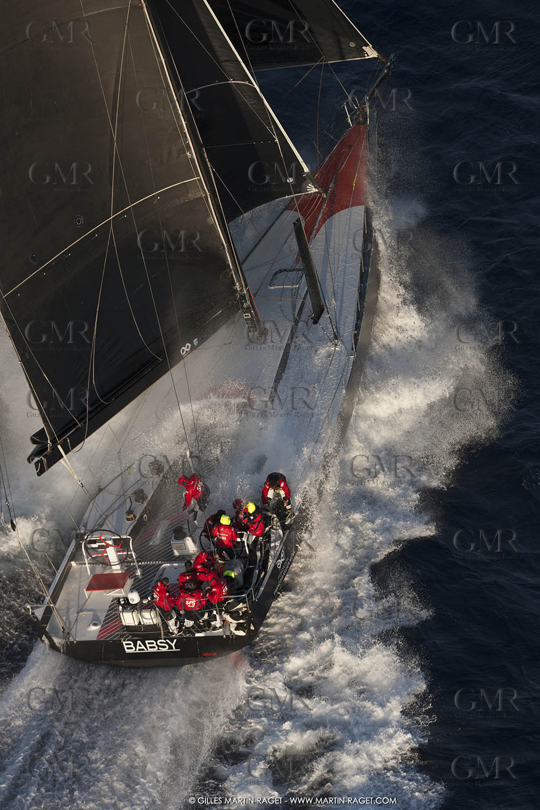 09 10 2017, Calvi (FRA,20), VOR 70 Babsy, Tentative de record autour de la Corse à la voile, skipper Franck Cammas