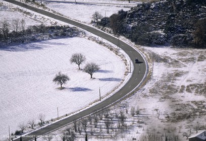 Provence under snow