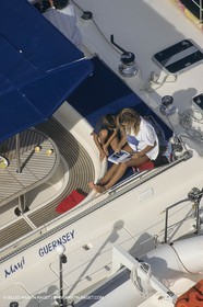 Sailing, cruising, people, women