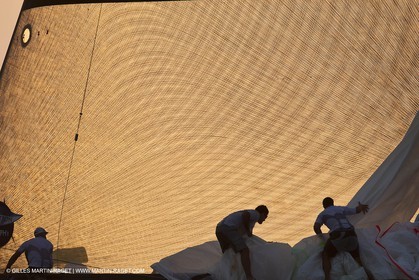 14 11 2010 - Dubai (UAE) - Dubai Louis Vuitton Trophy -  BMW ORACLE Racing - Training - Race Day 1