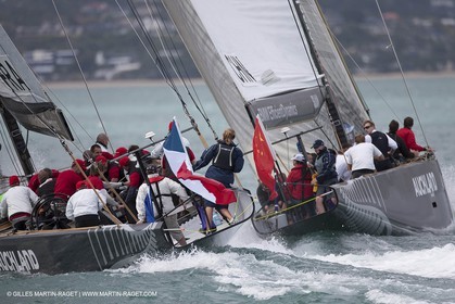 30 01 2009 - Auckland (NZL) - Louis Vuitton Pacific Series - Racing Day 1 - Pataugas-K Challenge vs Cina Team