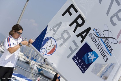 23 04 2007 - 2007 Semaine Olympique Française - Hyères (South of France) - Day 2 - Team France - Laser Radial - de Turckheim Sophie
