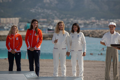 Paris 2024, Sailing, 49er  FX Medals ceremony