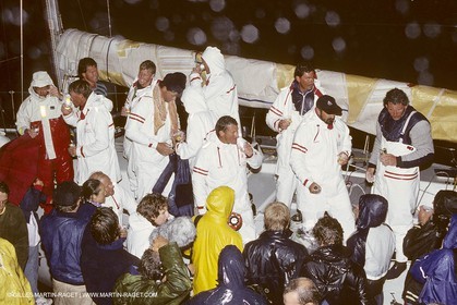 Aout 1987 - Cowes (UK, IOW) - Champagne Mumm Admiral's Cup - New Zealand Team