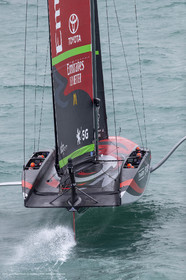 10 12 2020 - Auckland (NZL) - 36th America's Cup - Practice Sessions - Day 2 - Emirates Team New Zealand