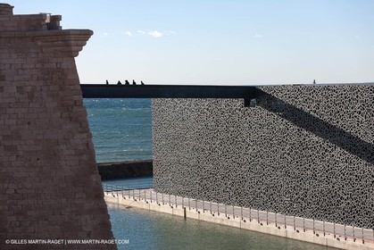 11 01 2013 - Marseille (FRA,13) - Marseille Provence 2013, Capitale européenne de la Culture, Ewplanade du J4, MUCEM et Villa Méditerrannée