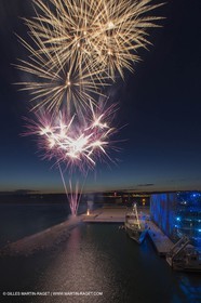 Al Azizi oficial launchat the Mucem museum - H2X boatyard - Oceanographic research ship - Marseille (FRA,13) - 27 05 2014