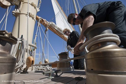 30 09 2010 - SainTropez (FRA,13) - Voiles de Saint Tropez 2010 - onboard Atlantic