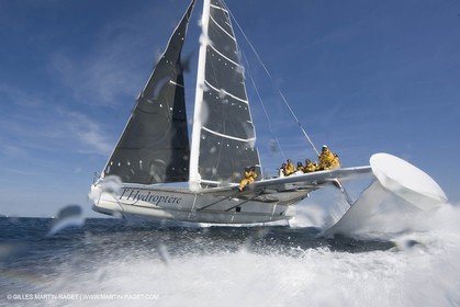 14 06 2008 - Toulon-Hyères (FRA,83) - 50 knots record attempt trials by l'Hydroptère