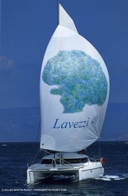 Cruising multihull sailing