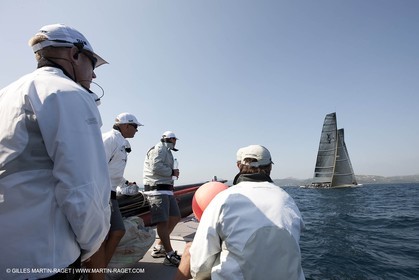 19 05 2010 - La Maddalena (ITA, Sardinia) Louis Vuitton Trophy - BMW ORACLE Racing - Training