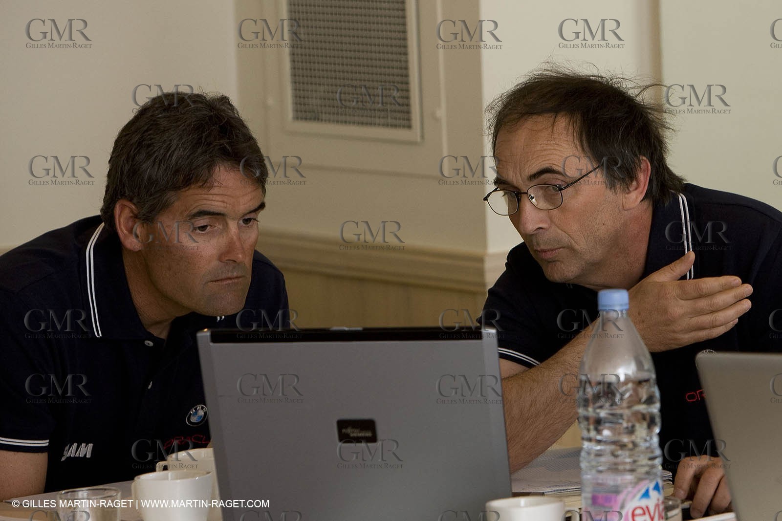 27 04 2008 - Paris (FRA) - 33rd America's Cup - BMW ORACLE Racing - Cup Yacht Design Team Meeting - Russell Coutts - Mick Kermarec