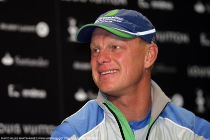 13 05 2007-Valencia (Spain)- 32nd America's Cup - Louis Vuitton Cup - Semi-final - Day 0 - Skipper's press conference