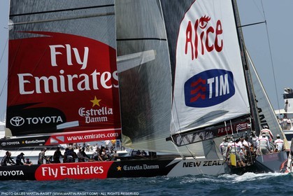 03 06 2007-Valencia (Spain)- 32nd America's Cup - Louis Vuitton Cup Final - Day 3