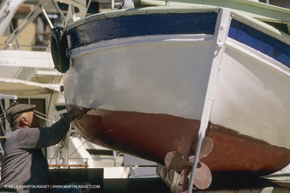 Pêche, barques, pointus, pêcheurs