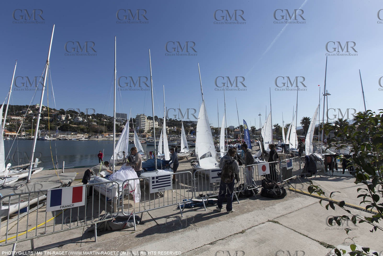 10 04 2015, Marseille (FRA), Yachting Club de la Pointe Rouge - Coupe Internationale de Printemps des 470
