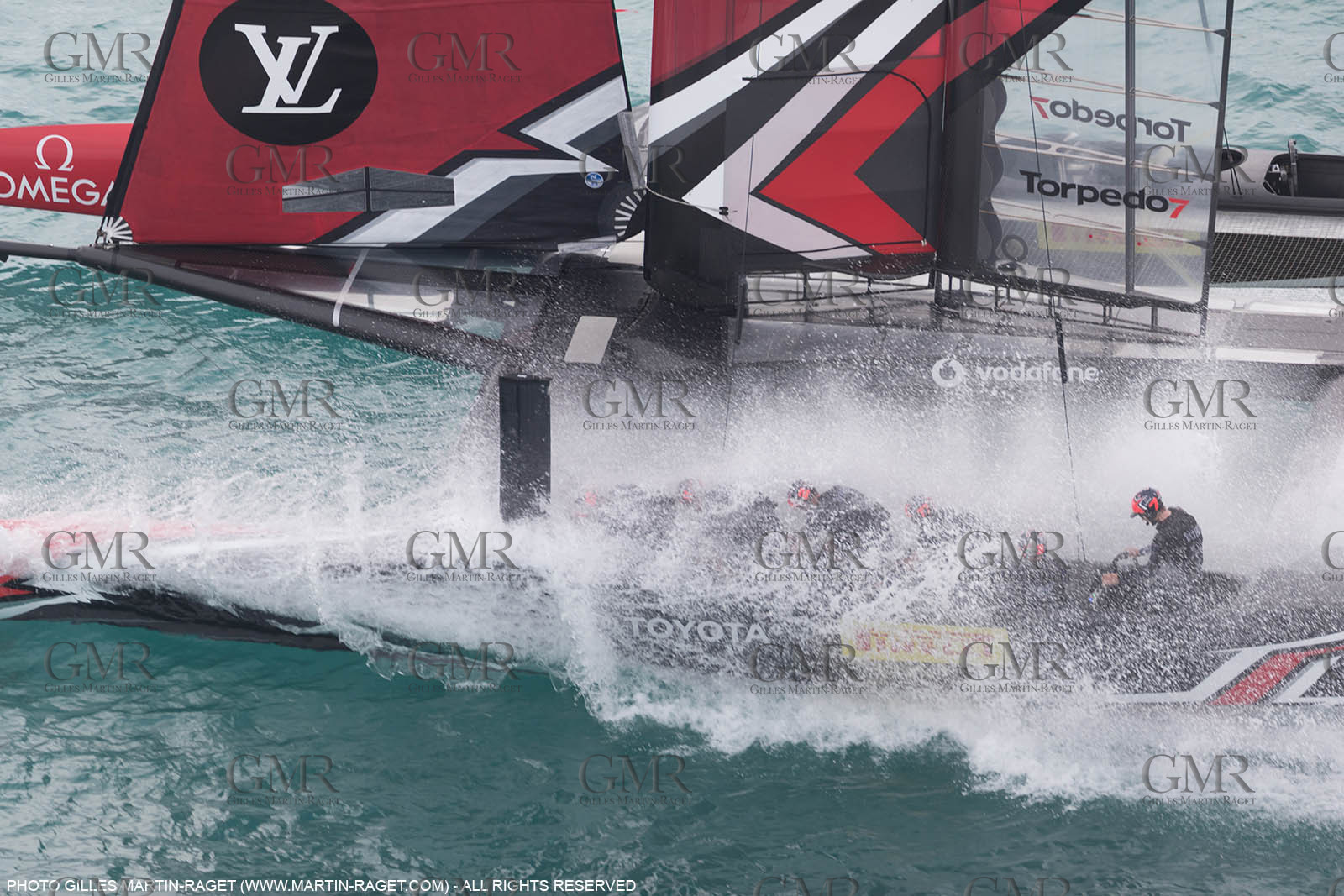 10 06 2017 - Bermuda (BDA) - 35th America's Cup Bermuda 2017 - Louis Vuitton America's Cup Challenger Playoffs final, Day 1