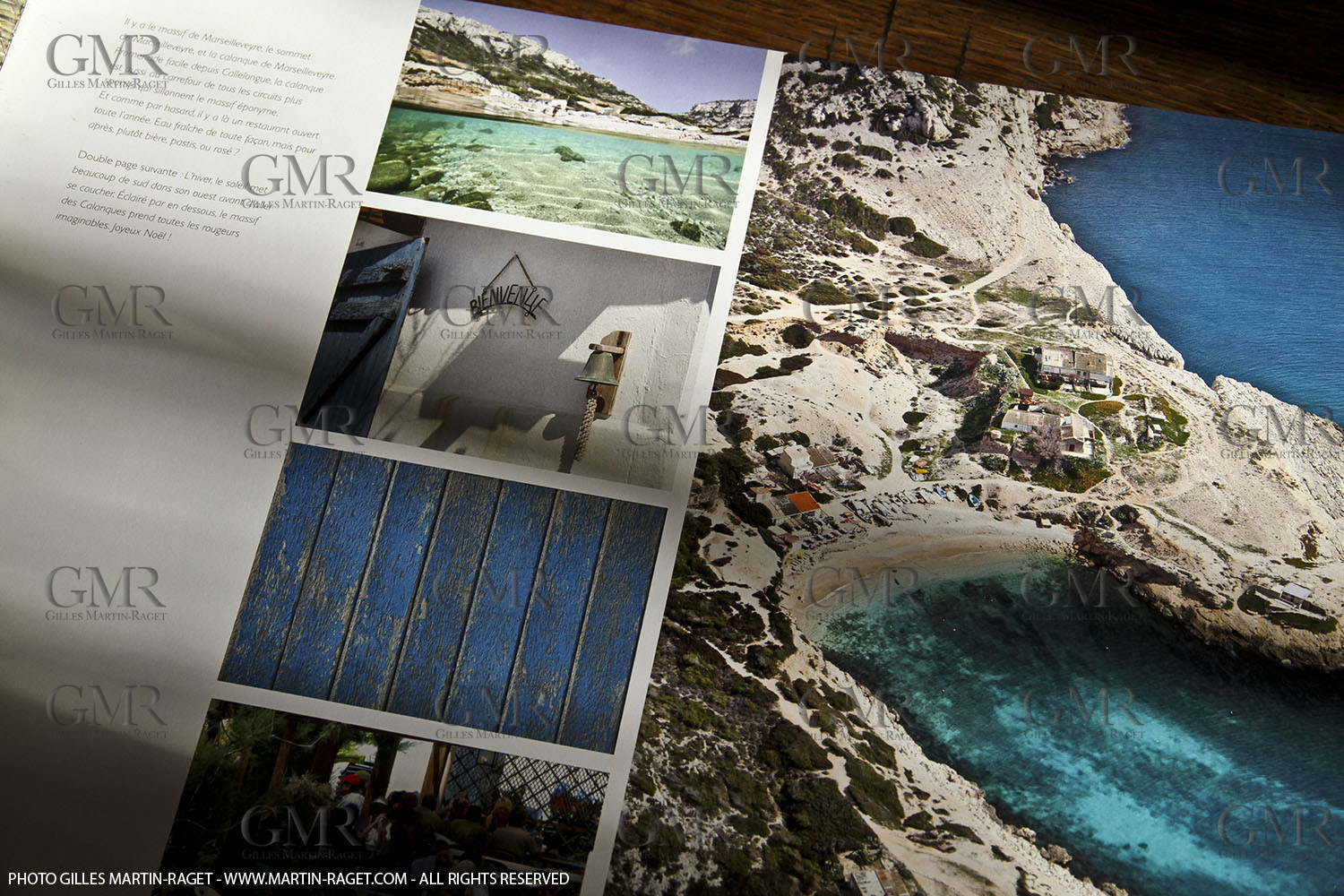 09 11 2010 - Marseille (FRA,13) - Photos odf the book Calanques, Si proches, si lointaines, Ed. Cres, Words by Juliette Lembot, Photos by Gilles Martin-Raget