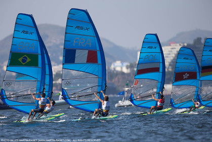 14 08 2016, Rio de Janeiro (BRA), 2016 Olympic Games, Sailing, RSX Men Medal race