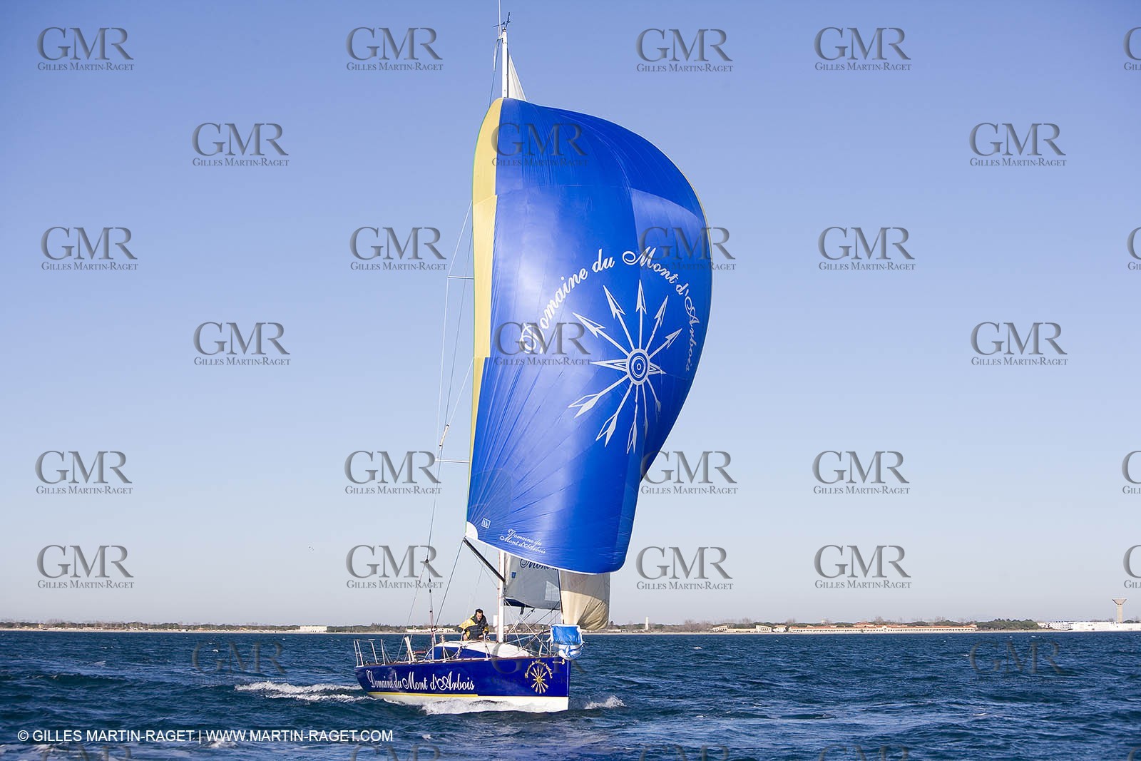 15 02 2007 - La Grande Motte (FRA) - Onedesign Figaro II - Thierry Duprey du Vorsent (Domaine de Monts d'Arbois)