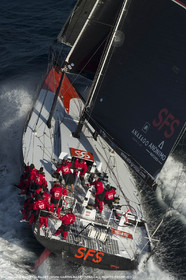 24 mars 2016   Marseille (FRA,13), SFS II (skipper Lionel Péan), dernière sortie d'entraînement avant la SNIM