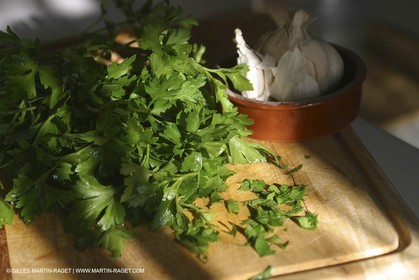 Cooking herbes from Provence - Garlic and Parsley