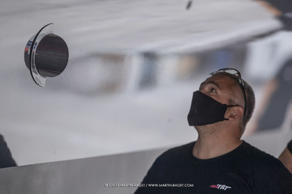 21 07 2020, La Grande Motte (FRA), Gunboat, Gunboat 68 SeaTilt out of the shed