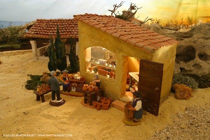 Great crib from les Saintes Maries de la mer (FRA, 13) for Christmas, December 2010