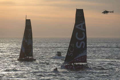 19 11 2014, Cape Town (ZAF), Volvo Ocean Race 2014-15, Team Alvimedica, Start Leg 2