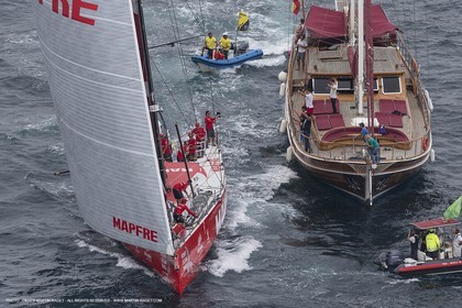 11 10 2014, Alicante (ESP), Volvo Ocean Race 2014-15, Team Alvimedica