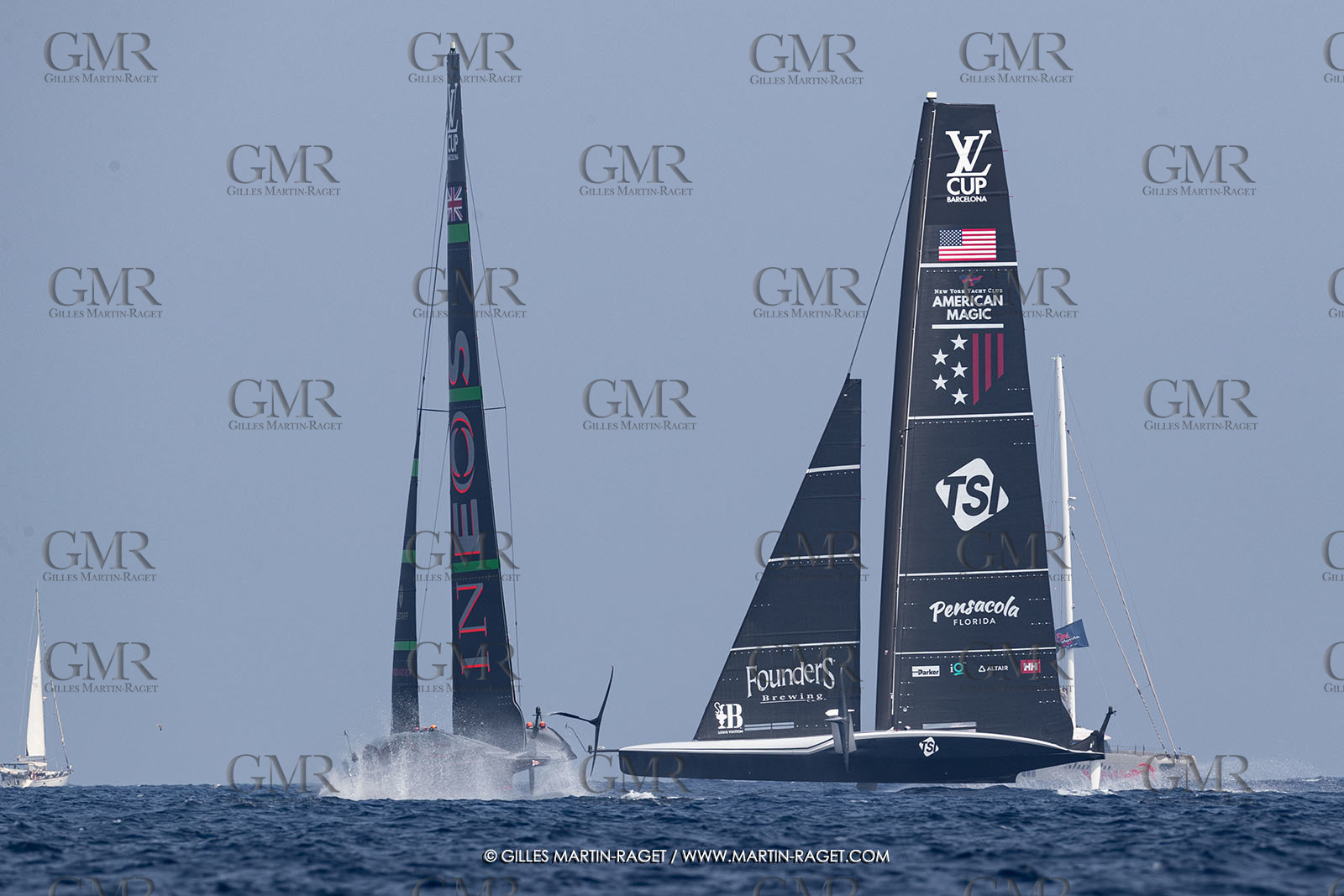 22 08 2024, Barcelona (ESP), Louis Vuitton 37th America's Cup, Louis Vuitton Preliminary Regatta, Race Day 1